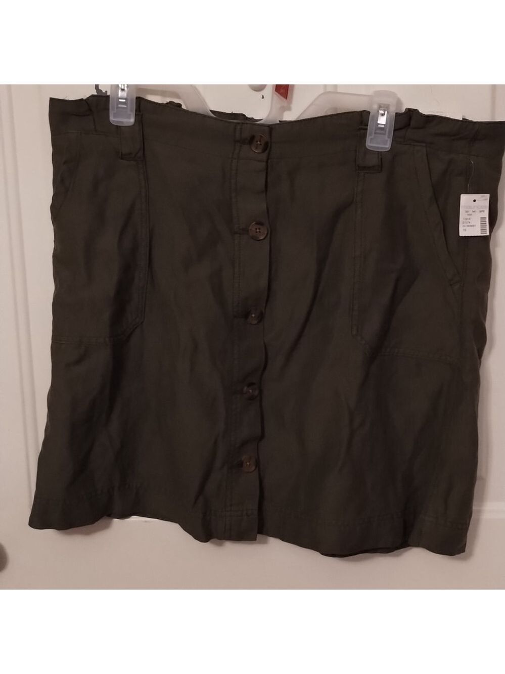 Maurices mini full button up skirt